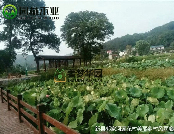 河南防腐木風(fēng)雨廊